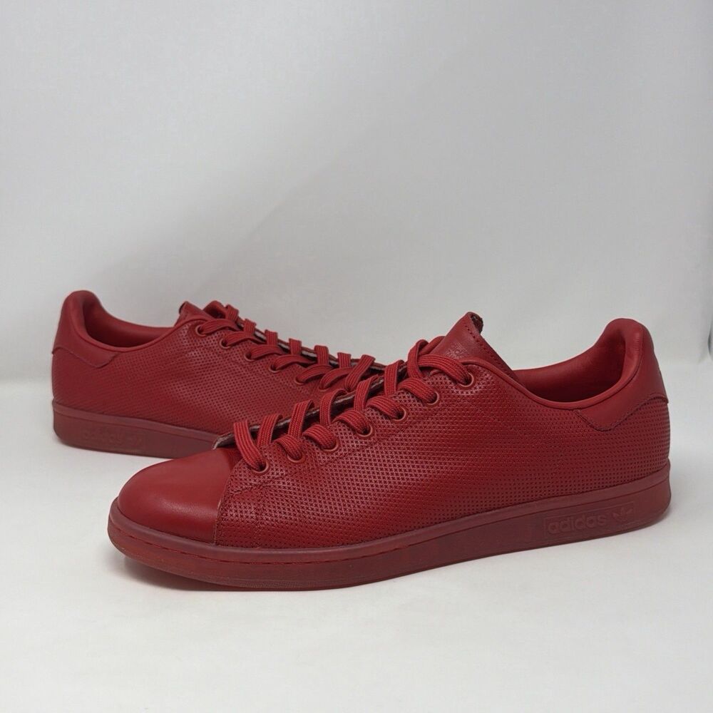 Adidas Stan Smith Triple Red Men’s Size 13 Adicolor Scarlet S80248